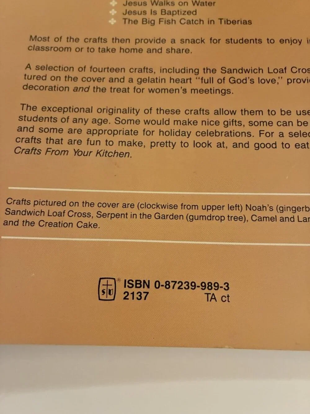 62 Crafts From Your Kitchen by Helen Gramelsbach 1986 Paperback Religious Craft